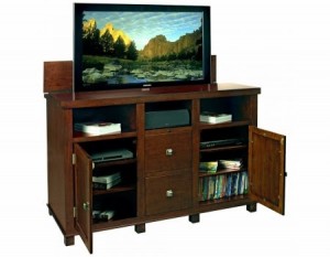 TV Lift Cabinet with the Most Storage