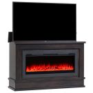 Ambiance Electric Fireplace TV Lift Cabinet in Espresso Finish