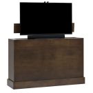 Color Sample: Azura 360 Degree Swivel in Rich Brown Finish TV Lift Cabinet