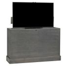 Color Sample: XL Azura 360 Degree Swivel In Grey Finish TV Lift Cabinet