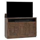 Color Sample: Charleston in Rich Brown Finish TV Lift Cabinet