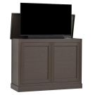 Color Sample: Outdoor Medium Luxe TV Lift Cabinet in Hickory Brown