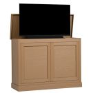 Color Sample: Outdoor Medium Luxe TV Lift Cabinet in Maple