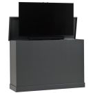 Armor Medium Outdoor TV Lift Cabinet in Charcoal Finish