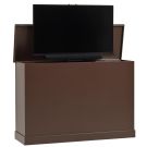 Color Sample: Armor Medium Outdoor TV Lift Cabinet in Mocha Finish