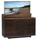 Linear Cappuccino TV Lift Cabinet
