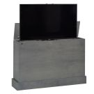 Color Sample: Petite In Grey Finish TV Lift Cabinet