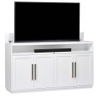 Urban Loft White Finish TV Lift Cabinet