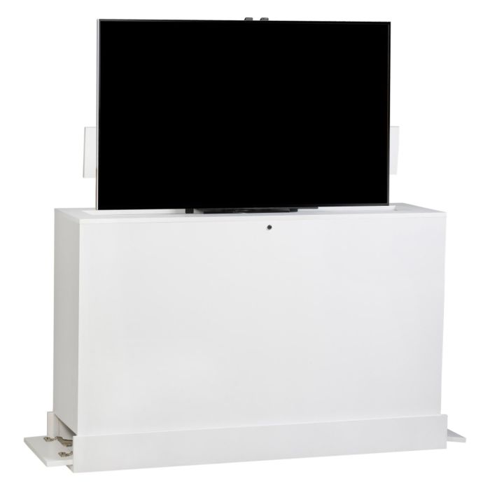 XL Azura 360 Degree Swivel in White Finish - TVLiftCabinet.com
