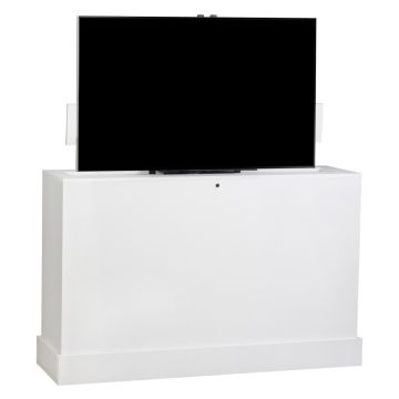 XL Azura 360 Degree Swivel in White Finish TV Lift Cabinet