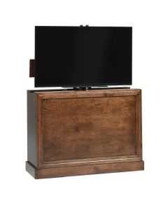 Andover in Medium Brown Finish TV Lift Cabinet Color Sample