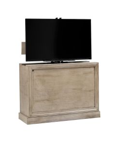 Andover Farmhouse Grey 360 Swivel TV Lift Cabinet - CLEARANCE
