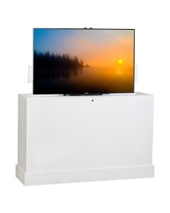 Azura 360 Degree Swivel in White Finish TV Lift Cabinet
