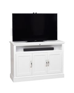 Beacon 360 Degree Swivel TV Lift Cabinet in White Finish - CLEARANCE