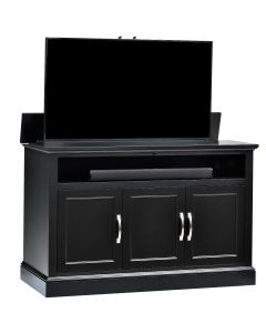 Brookville TV Lift Cabinet in Black Finish