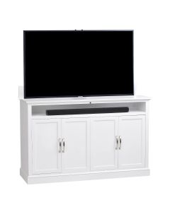 Brookville XL TV Lift Cabinet in White Finish