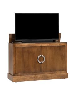 Clubside in Chestnut Finish TV Lift Cabinet
