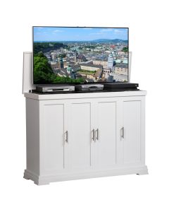 Linton TV Lift Cabinet in White Finish
