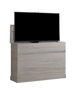 Outdoor TV Lift Cabinet in Weatherwood Finish