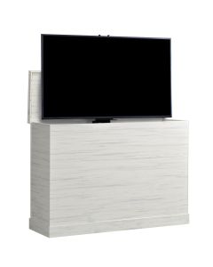 Outdoor TV Lift Cabinet in Whitewash Finish