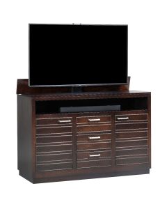 Princeton XL Espresso Finish TV Lift Cabinet (for 65 - 75 inch TVs) - CLEARANCE