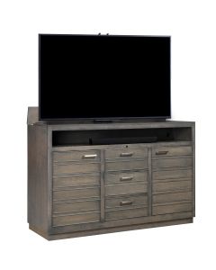 Princeton XL in Grey Finish TV Lift Cabinet (for 65 - 75 inch TVs) - CLEARANCE