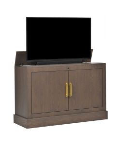 Ashton Brown Oak Finish TV Lift Cabinet - CLEARANCE