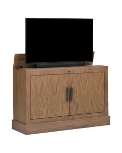 Ashton Light Brown Finish TV Lift Cabinet - CLEARANCE