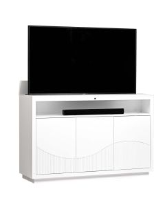 Sunset White Finish TV Lift Cabinet