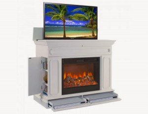 Premium TV Lift Electric Fireplace Cabinets | TVLiftCabinet.com