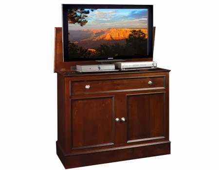 Hiding Your TV in Your Dresser Adds Space