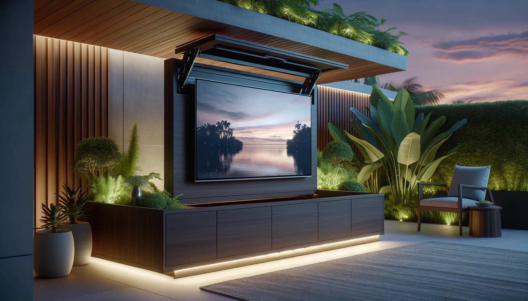 Elevate Your Summer Experience with a TV Lift Cabinet