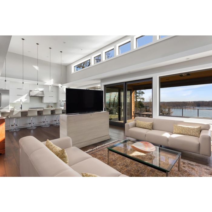 5 Ways a TV Lift Cabinet Solves Your Open-Concept Layout Problems