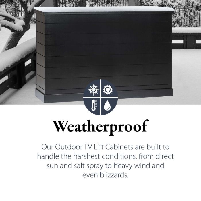 Elevate Your Outdoor Entertainment with Outdoor TV Lift Cabinets