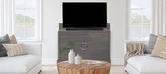 Revamp Your Living Room This Summer with a Hidden TV Lift Cabinet - Your Friends Will Be Amazed!