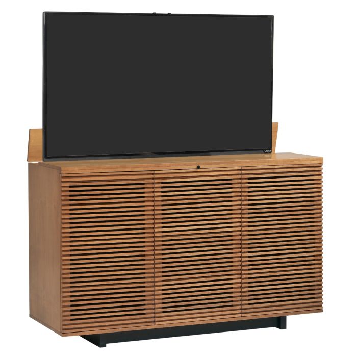 Linear Honeycomb Tv Lift Cabinet By, Tv Lift Cabinet
