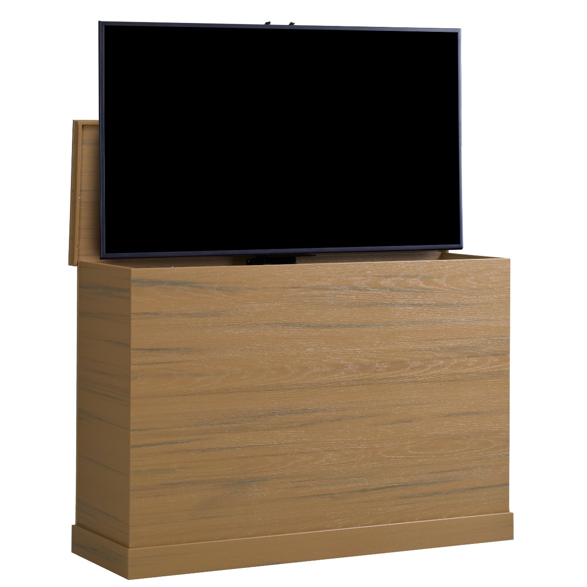 Outdoor TV Lift Cabinet, Teak Finish from TVLiftCabinet.com